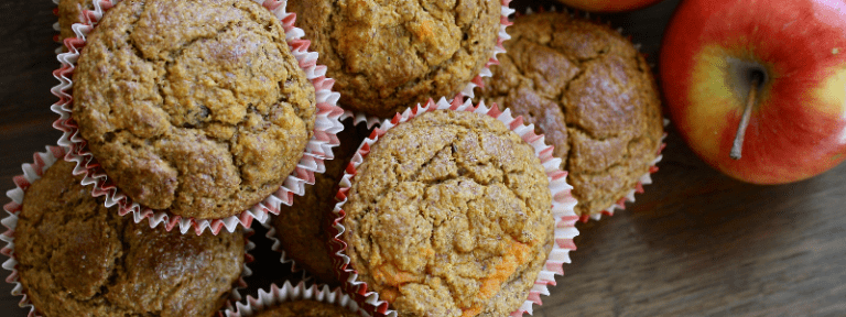Lee más sobre el artículo Muffins de manzana con nueces