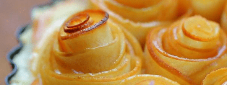 Lee más sobre el artículo Tarta de rosas de manzana